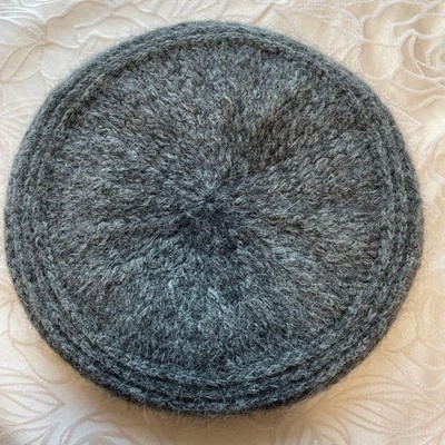 with tag Ralph Lauren Alpaca Knit Hat Beret Gray | eBay