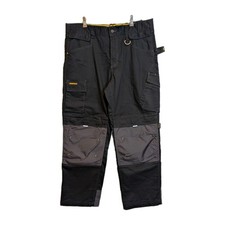CAT Caterpillar Workwear 36x30 Cargo Work Pants Black Rugged Reinforced Men s