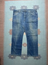 Vintage 1960s Lee riders denim jeans faded worn half selvedge jerky RARE 44x29