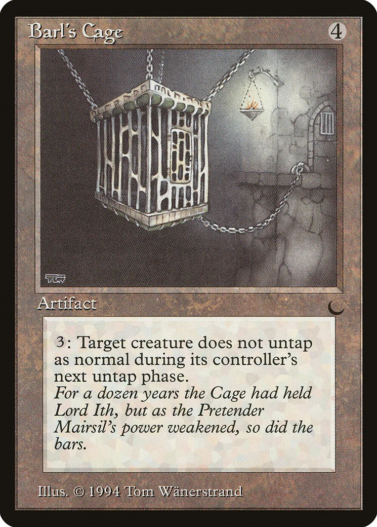 Barl's Cage The Dark NM Artifact Rare MAGIC THE GATHERING MTG CARD ABUGames