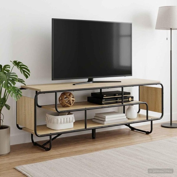 Tv-St?Nder 140 X 36 X 45 Cm Sonoma-Eiche Holzwerkstoff-image