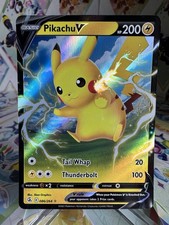 Carta Pokemon Holo Ultra Rara 2021 Pikachu V 086/264 Fusion Strike