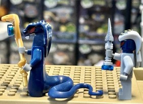 LEGO&reg; Ninjago Skales + Rattle Rise of the Snakes Minifigure 9444 9446 Retired