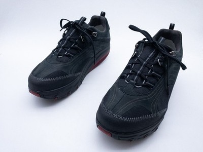 MBT Herren Sneaker Freizeitschuh Halbschuh Leder Schwarz Gr. 43 2/3 Art.40497-98