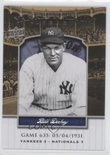 2008 Upper Deck Yankee Stadium Legacy Bill Dickey #YSL635 HOF 0c2