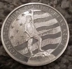 2 Troy oz .999 FINE SILVER 2ND AMENDMENT RIGHT TO BEAR ARMS, Thomas JEFFERSON