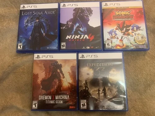 PlayStation 5 Games Expedition 33 Ninja Gaiden 4 Sonic X Shadow Generations And