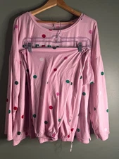 Joyspun Pink Holiday Pajama Set Women’s 2X Christmas Festive Barbiecore Lounge