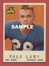 1959 Topps Football cards (you pick) no creases, discounts on shipping