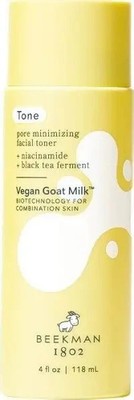 Beekman 1802 Tone Pore Minimizing Facial Toner Goat Milk  , Niacinamide,4 oz