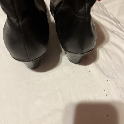 Munro Womens Comfort Leather Ankle Leather Heels Boots shoes sz 10 - Picture 7 of 9