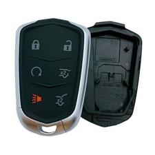 Replacement Key Fob Shell Case Fits for 2015-2018 Cadillac 6 Buttons