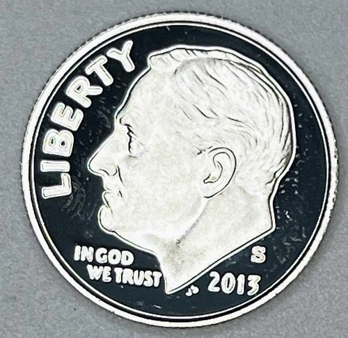 2013-S Silver Proof Roosevelt Dime .900 San Francisco Mint 90% Silver PR