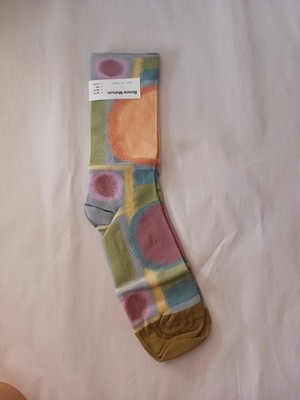 Bonne Maison Artistic Crew Socks Size 7 1/2-9 1/2( Product Of France)