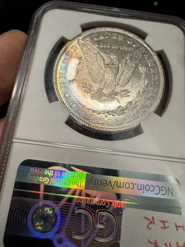 1881 S Morgan Silver Dollar $1 NGC MS 65 Bullion Plus Toned Toner