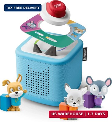 Toniebox 2 Audio Player Bundle for Kids 3+ with Lalalinos Akio, Cosmo, Scout Fig