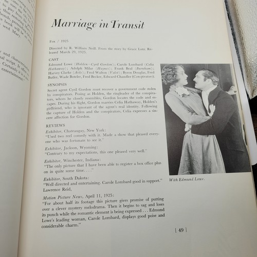 Films of Carole Lombard PB Good 1972 B&W pictures 1st Edition PB Ephemera - Picture 6 of 12