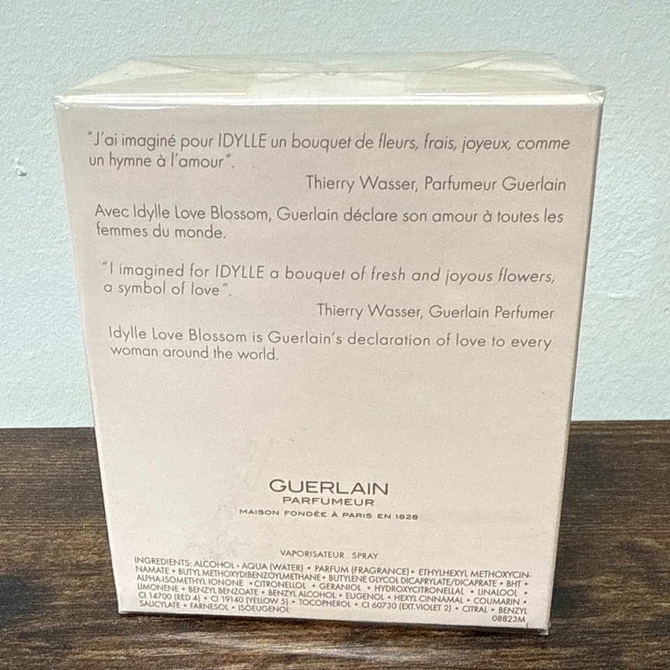 Guerlain Idylle Love Blossom 1.6 盎司 50 毫升女士淡香水喷雾密封 — 第 2/3 张图片