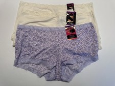 NWT Maidenform One Fabulous Fit Boyshort Panties 40760 Sz 2XL 9 3 Pairs