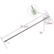 4 Pcs Double Layer Umbrella Fishing Hooks Stainless Steel Lures Squid Hook