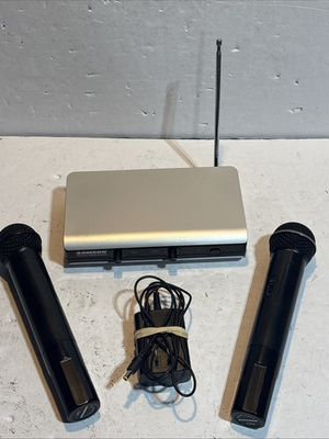 #ad Samson SR266 Dual Handheld Wireless System 2 Microphones Power Strip Read Descri $29.99