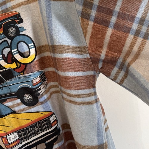 Ford Motor Company Women's Flannel Shirt Ford Bronco Size XL - Picture 11 of 12