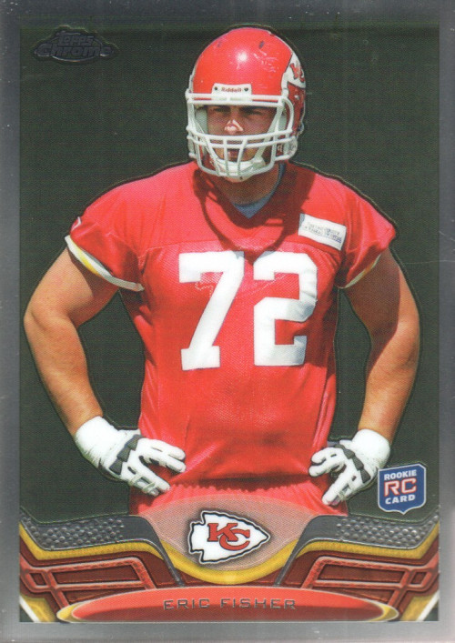 2013 Topps Chrome #166 Eric Fisher RC - FB