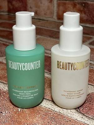 Beautycounter Renew You Body Duo Reflect Effect Body Peel & Tightening Serum