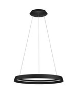 Nova Luce Ormi Pendelleuchte Schwarz 60 Cm Dimmbar Cct 2700-3000 K 52 W Led