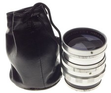 ENNASTON 1:1.5 f 85mm red C Exakta mount 1.5/85 fast glass very rare ENNA Werk
