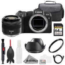 Canon EOS RP  RF 35mm f/1.8 Macro IS STM Lens 64GB UV Filter- Basic Kit