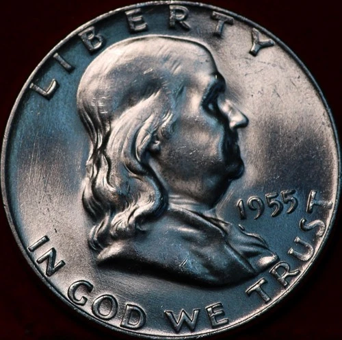 1955-P Franklin Half Dollar — photo from another recent sale