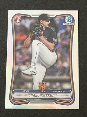 Brandon Sproat RC 2026 Bowman Baseball - Red Rookie Redemption #33 New York Mets