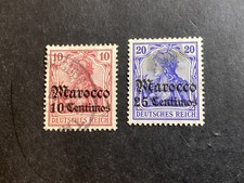 ICOLLECTZONE German Offices in Morocco 35-6 VF used (1)