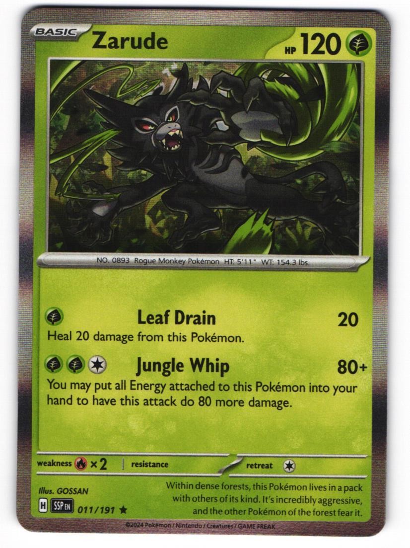 Zarude 011/191 Holo