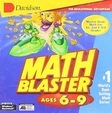 Math Blaster Ages 6-9 for Windows 98 and Powermac - Music CD