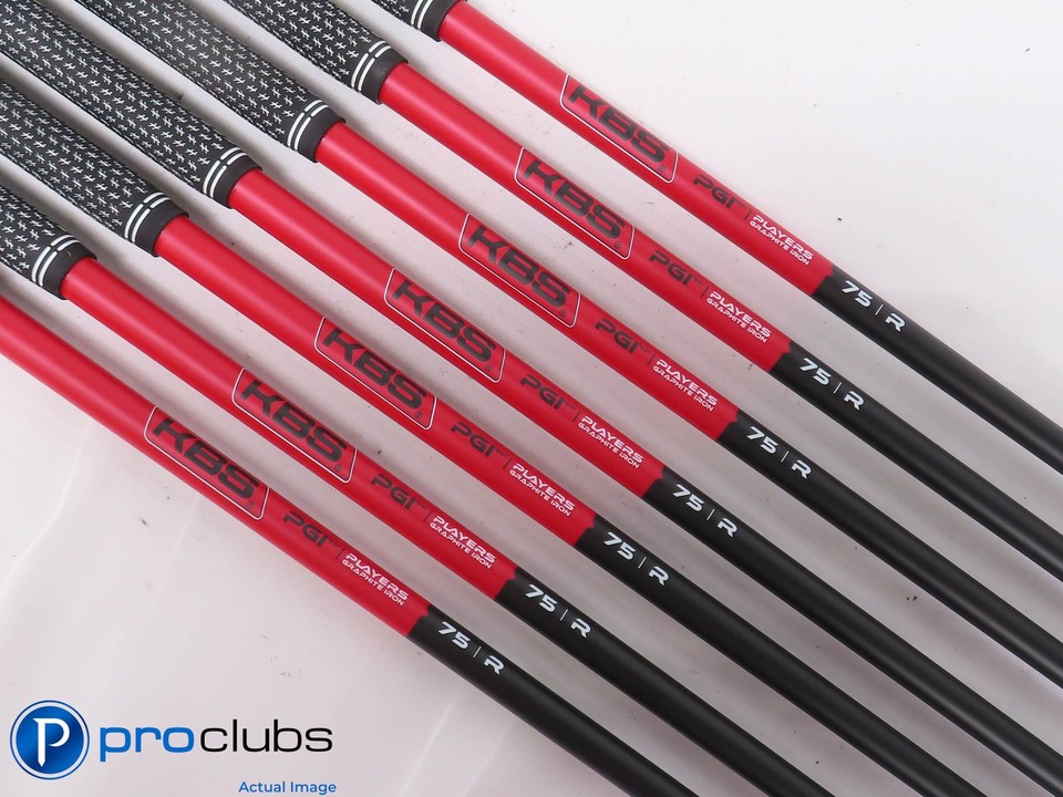 Used Cobra King Forged Tec-X Iron Set 6-GW KBS PGI 65 A Senior Flex