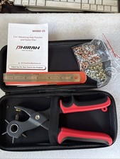 Hole Punch Heavy Duty Leather Hole Puncher for Belts, Watch Bands, Straps