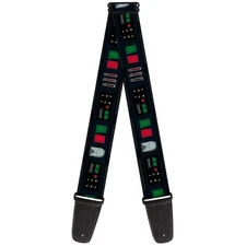 Buckle-Down Guitar Strap Star Wars Darth Vader Utility Belt Bounding4 Black G...