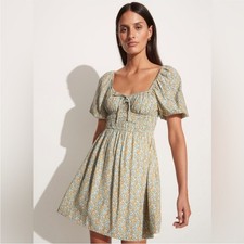 Faithfull the Brand NWT Women's Sylvie Mini Dress Sabinosa Floral Print- SZ 4