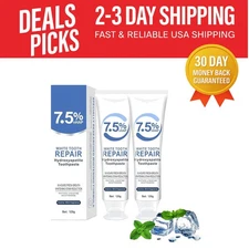 Deep Cleansing Hydroxyapatite Toothpaste - Fluoride-Free Mint, Sensitive Care