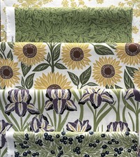 Moda Garden Series Fat Quarter Bundle, 17pc, Sunflower Floral, 3320AB, F16