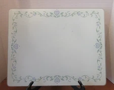 COUNTRY COTTAGE Corelle Corning Ware Counter Saver Cutting Board Glass 15” X 12"