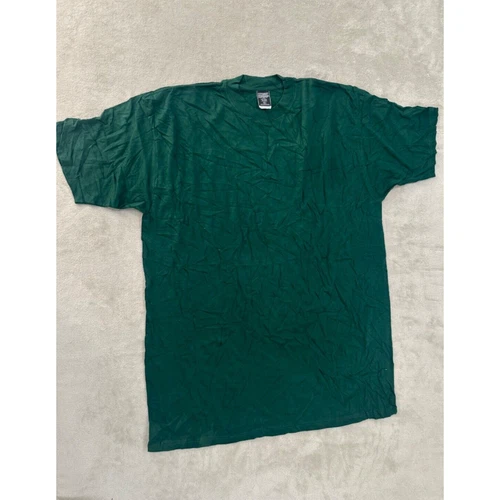 T shirt homme coton résille suprême vert uni hip hop manches courtes taille 5XL