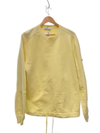 STONE ISLAND / Sweatshirt / XL / Cotton / YLW / Solid Color / 6715655J3 / Armban