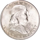 1951-D 50c Franklin Half Dollar ~ Uncirculated