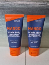 Mando 72Hr Whole Body Deodorant Invisible Cream Pro Sport Scent Qt 2