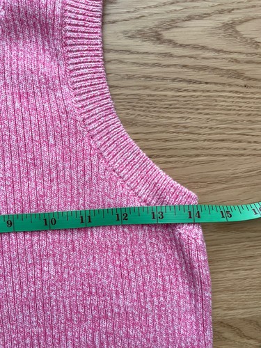 Next Pink One Shoulder Knitted Top, Medium, New £20 - Picture 8 of 12