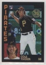 2019 Update Silver Pack 1984 Topps Baseball Chrome Black 137/199 Cole Tucker ip1