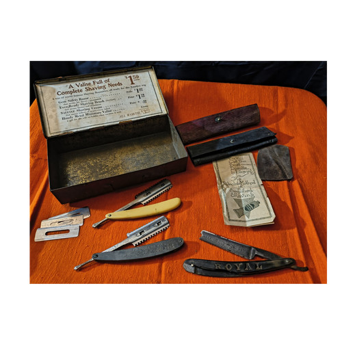 1922 Durham Duplex & Royal Shaving Razors with Case Straight Razor Vintage 🔥🔥